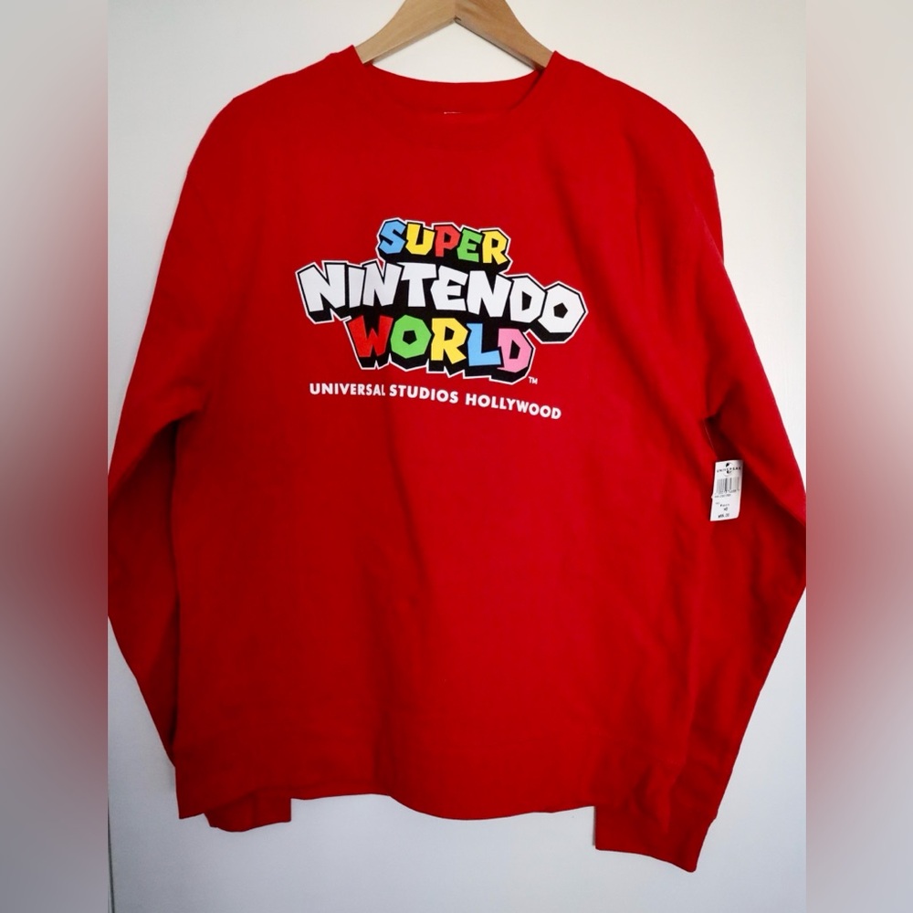 Super Nintendo World Universal Studios Hollywood Pullover Sweater